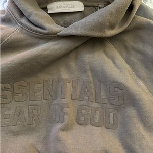 Fear of God Essentials Wood Sweatsuit Size XXS (men/unisex), fits Woman XS, S.